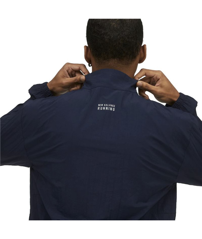 Veste New Balance Homme Graphic Impact Run Blue