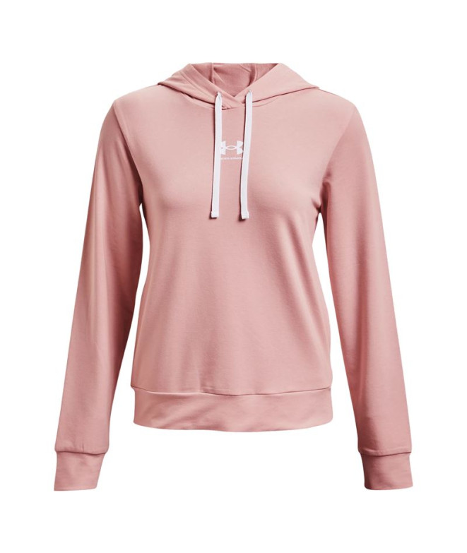 Sudadera Under Armour Rival Terry Mujer Pink