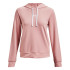 Sudadera Under Armour Rival Terry Mujer Pink