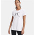 T-shirt de manga curta Under Armour Tech Solid Logo Women's Wh