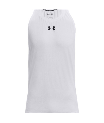 T-shirt Under Armour Baseline Homme manches courtes Blanc