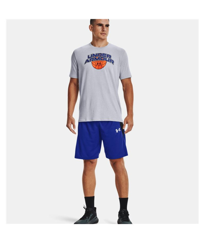 Short Under Armour Baseline Homme Bleu