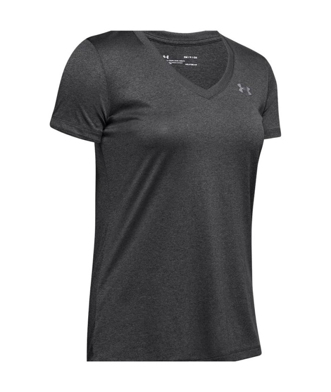 T-shirt de fitness Under Armour Tech SSV BK para mulher