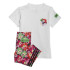 Conjunto de t-shirt e leggings adidas Marimekko Girl Wh