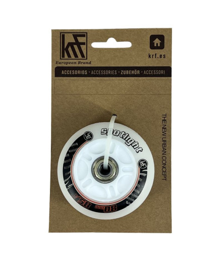 Ruedas de luces KRF Spotlight LED 80 mm 85A Rosa