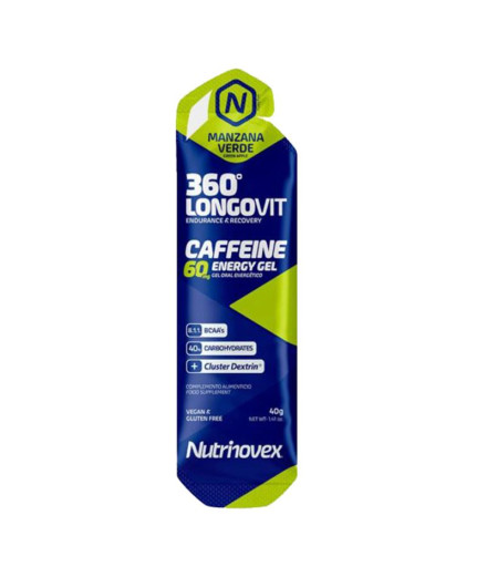 Gel Nutrição Nutrinovex de desporto Longovit 360 Apple