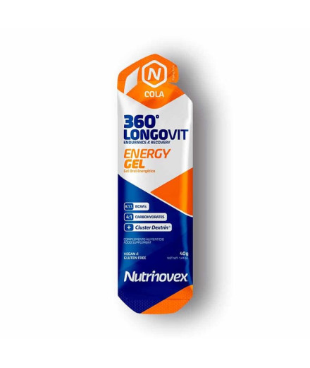 Gel de Nutrición deportiva Nutrinovex Longovit 360 Cola
