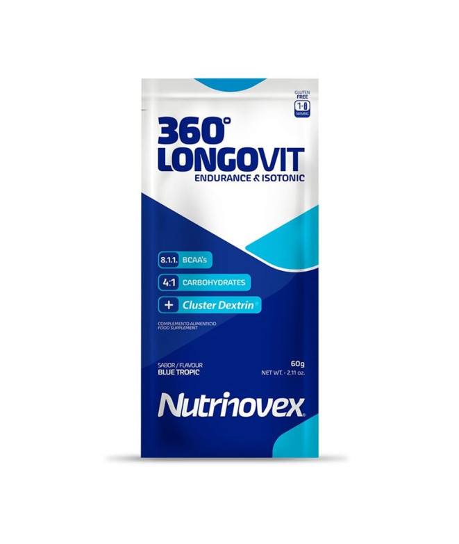 Bebida de Nutrición deportiva Nutrinovex Longovit 360 Tropical 60gr