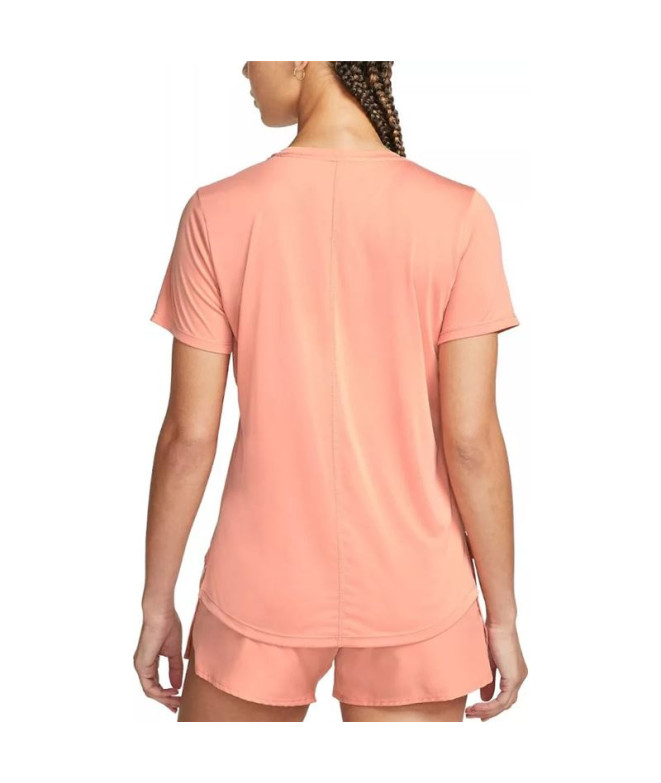 Camiseta Nike Mulher manga curta Swoosh Run Rosa