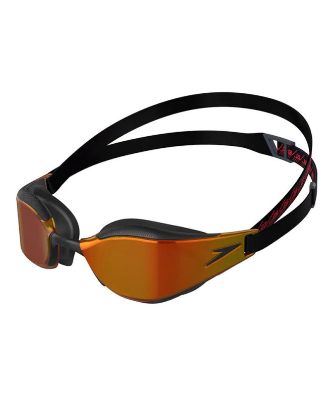 Óculos de natação Speedo Fastskin Hyper Elite Mirror Black