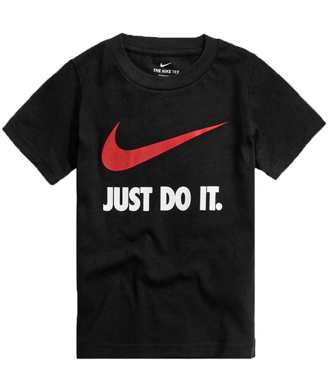 Camiseta de Manga Corta Nike Swoosh Infantil Bk
