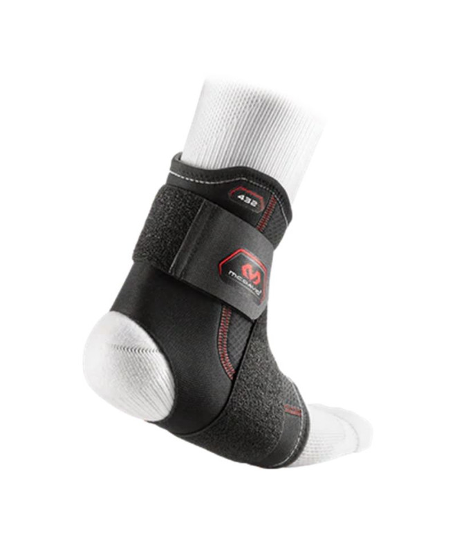 Tornozelo McDavid com fitas 432 Preto