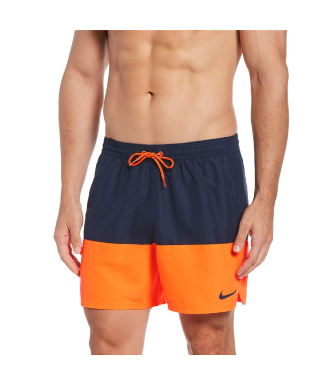 Fato de banho Nike 5" Volley Homem Laranja/ laranja ue