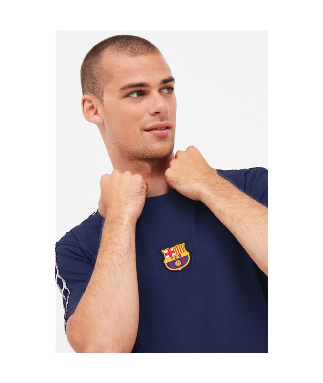 Camiseta F.C.Barcelona Escudo Marino Barça Hombre