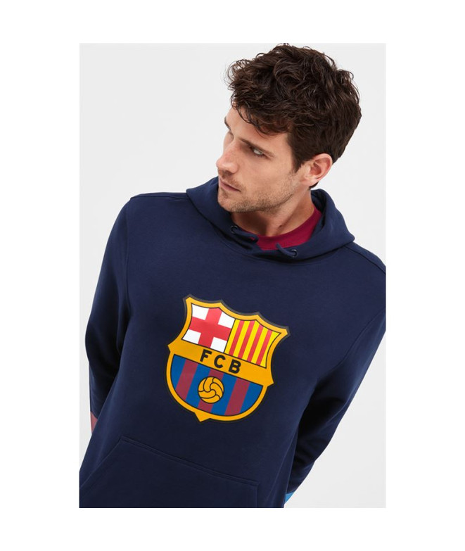 Sudadera Fútbol F.C.Barcelona escudo Barça Hombre