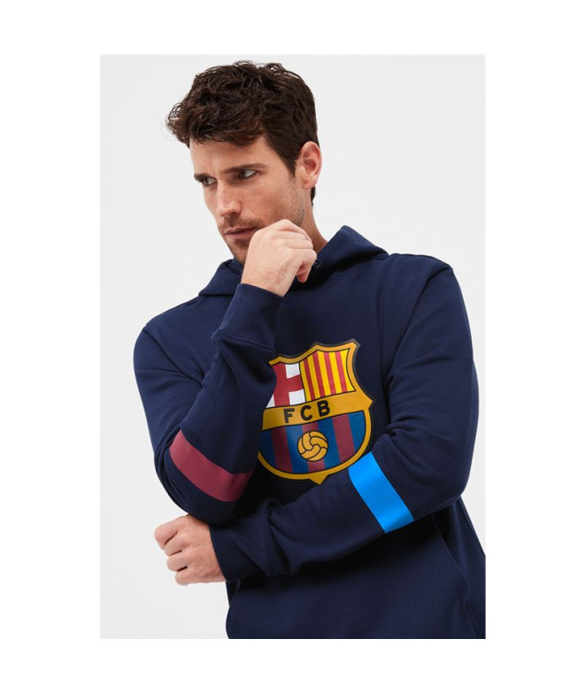 Sudadera Fútbol F.C.Barcelona escudo Barça Hombre