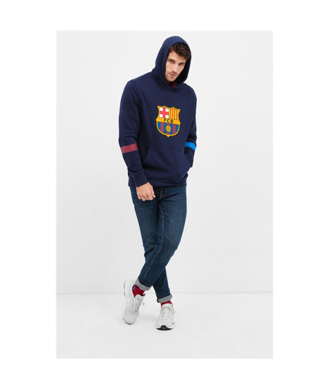 Sudadera Fútbol F.C.Barcelona escudo Barça Hombre