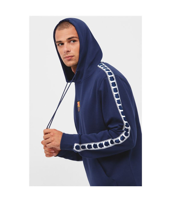 Sudadera Fútbol F.C.Barcelona escudo Barça Marino