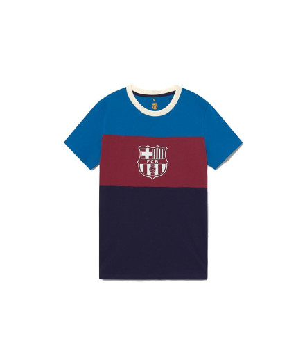 Camisola de futebol do F.C.Barcelona Tricolor Escudo do...