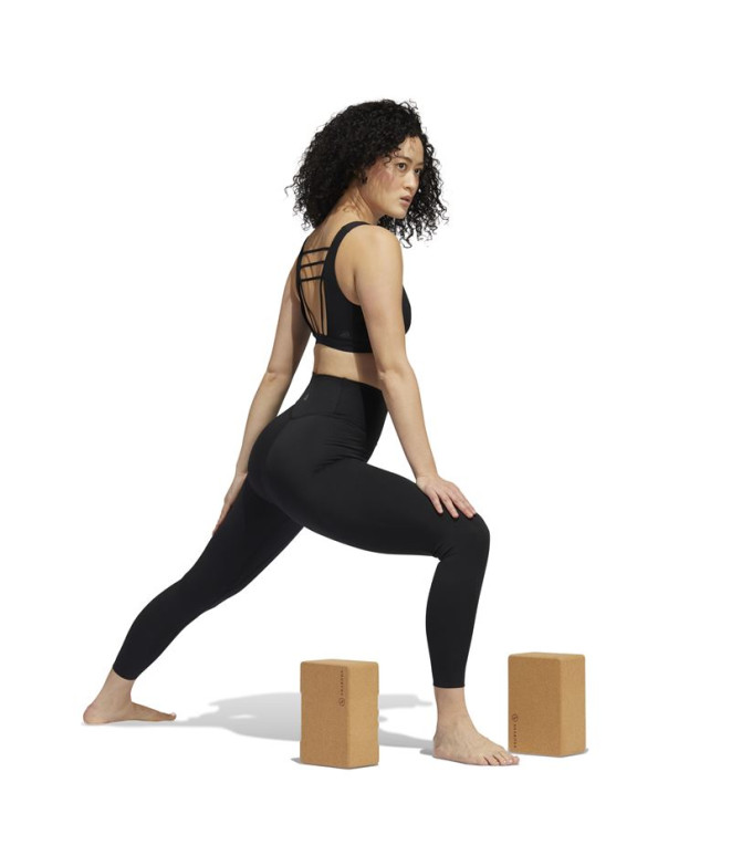 Mallas de fitness adidas Yoga Luxe Studio Mujer Bk