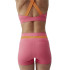 Leggings courts Born Living Yoga Iris Power Pink Iris