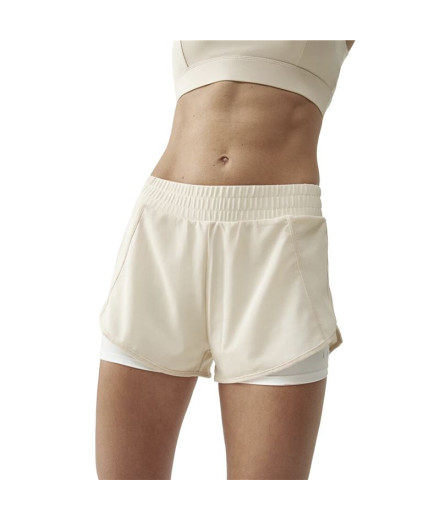 Born Living Yoga Padma Short Tights Ivory (collants curtos)