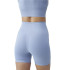 Born Living Yoga Urdhva Forever Collants curtos azuis