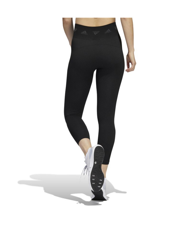 Mallas de fitness adidas Aeroknit Mujer Black