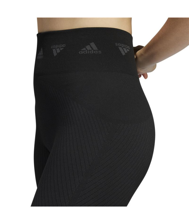 Mallas de fitness adidas Aeroknit Mujer Black