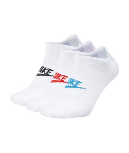 Chaussettes Nike Essentiel Quotidien Blanc x3