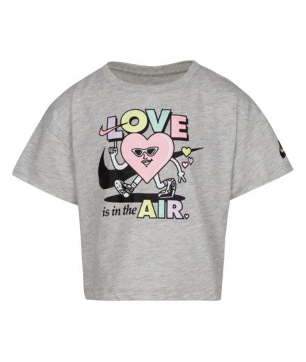 T-shirt Nike Knit Girls Gray