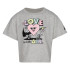 Camiseta Nike Knit Girls Gray