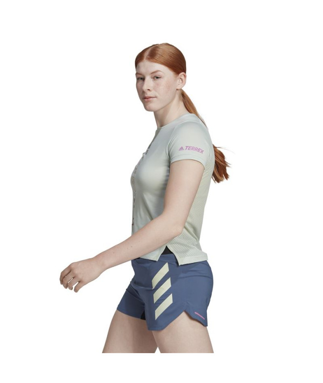 Camisola Trail adidas Camisola Agravic para mulher