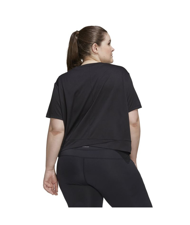 Camiseta adidas AeroReady Studio Loose Cropped...