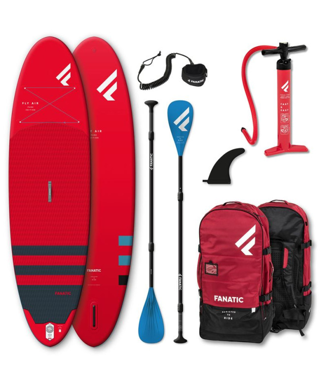 Surf Paddle Pack Fanatic Air Air/Pure Red