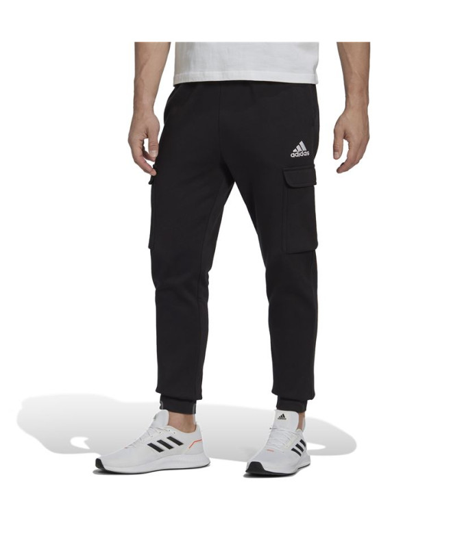 Calça adidas Homem Essentials Fleece Preto