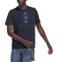 Camiseta de fitness adidas Designed To Move Logo Hombre Bl