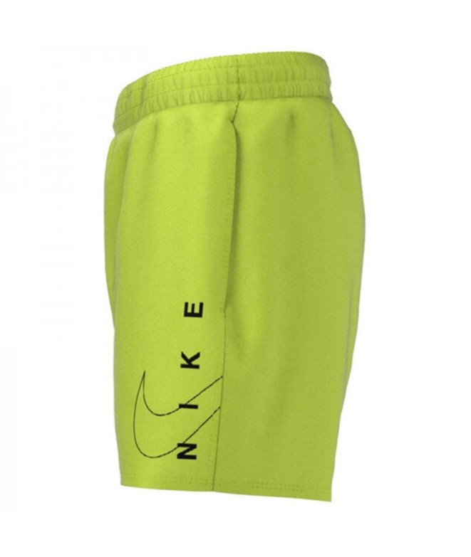 Bañador Nike 4" Volley Niño Amarillo