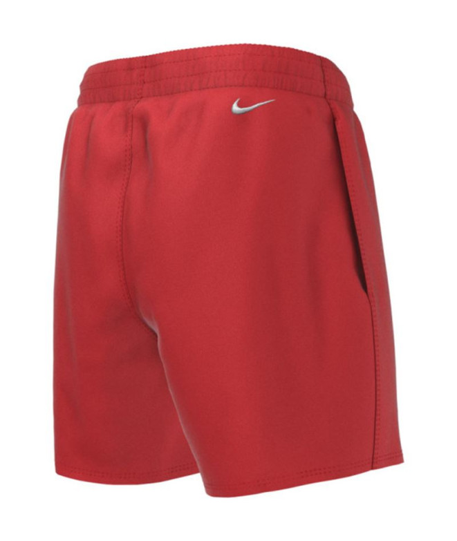 Bañador Nike 4" Volley Niño Rojo