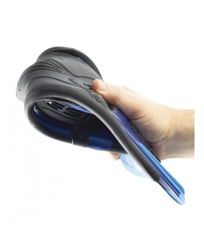 Palmes de Snorkel Cressi Sub Eau Short Bleu