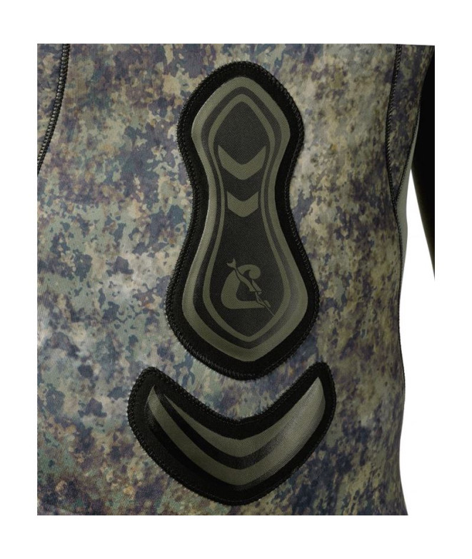 Chaqueta de Neopreno Cressi Sub 3,5mm Seppia Green