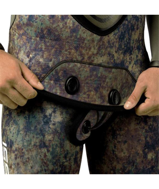 Casaco de Neoprene Cressi Sub 3,5mm Seppia Green