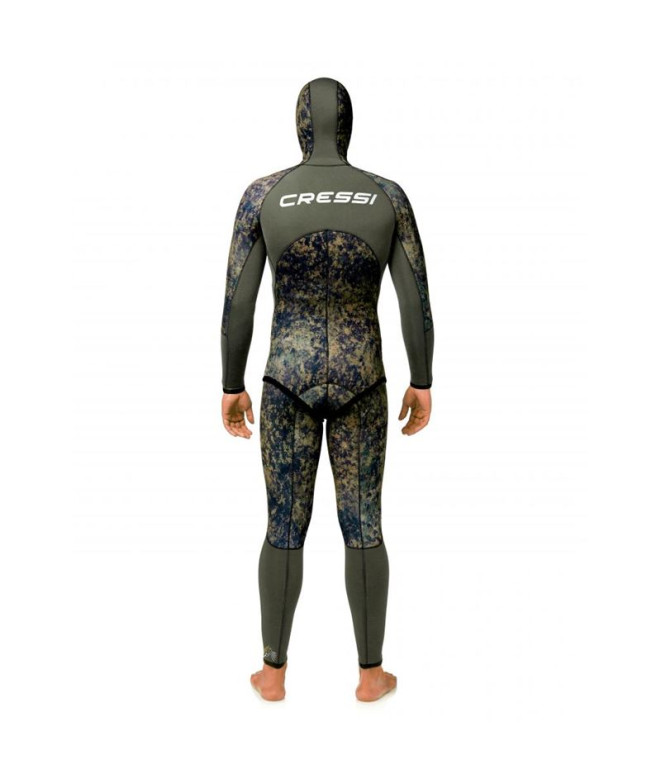 Casaco de Neoprene Cressi Sub 3,5mm Seppia Green
