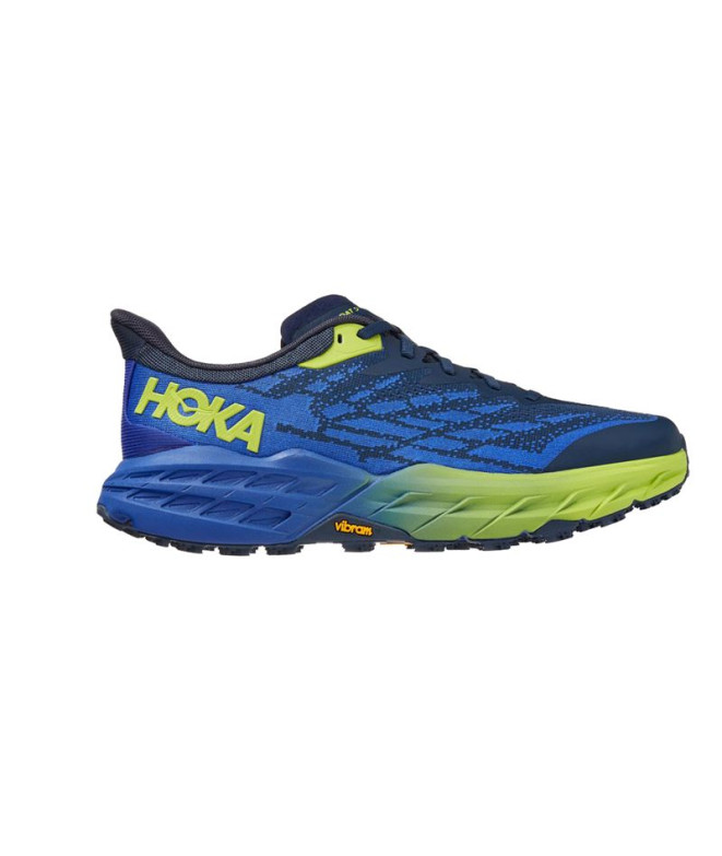 Chaussures Trail HOKA HOKA de Speedgoat 5 Bleu/Vert Homme