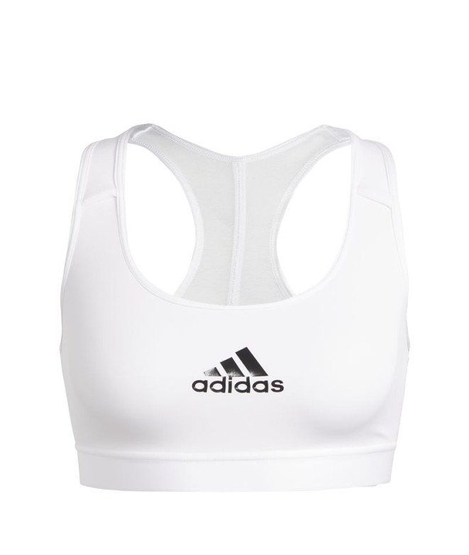 Sutiã esportivo adidas Mulher PowerReact Training Branco