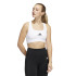 Sutiã esportivo adidas Mulher PowerReact Training Branco