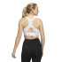 Sutiã esportivo adidas Mulher PowerReact Training Branco