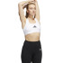 Sutiã esportivo adidas Mulher PowerReact Training Branco