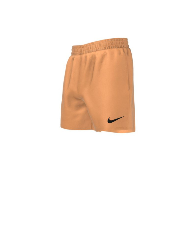 Fato de banho Nike 4" Volley Short Homem Bege laranja