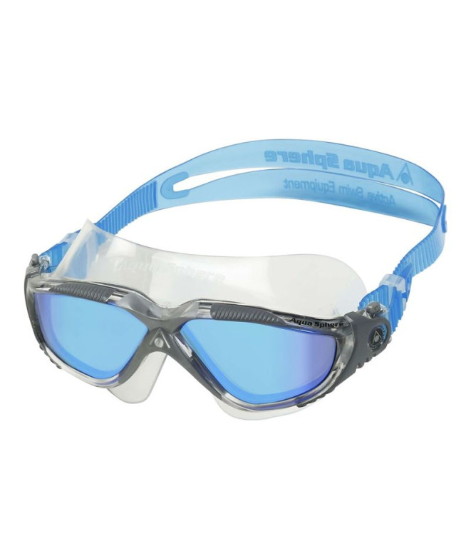 Óculos de natação Aqua Sphere Vista transparente Cinzento Espelho Azul